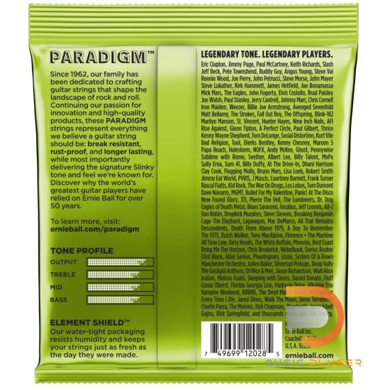 ERNIE BALL REGULAR SLINKY PARADIGM 7 STRING ELECTRIC GUITAR STRINGS 10 56 GAUGE